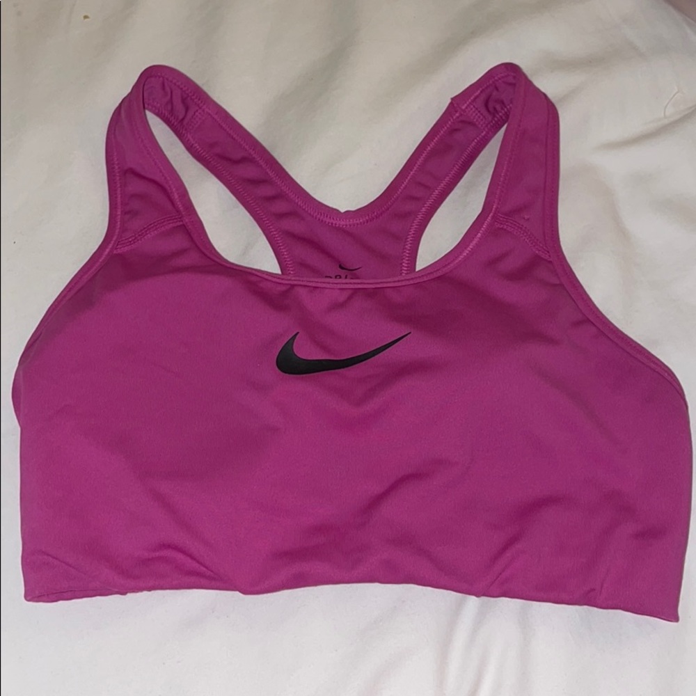 Magenta Nike sports bra
